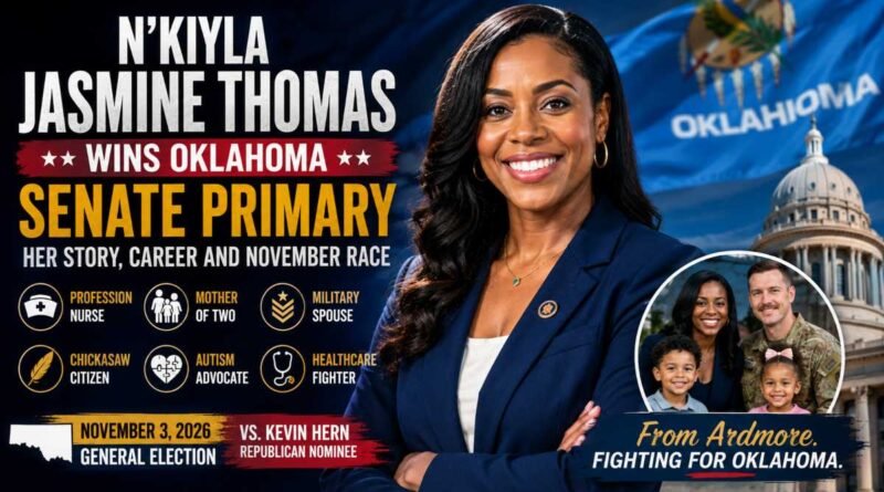 N’Kiyla Jasmine Thomas Wins Oklahoma Senate Primary
